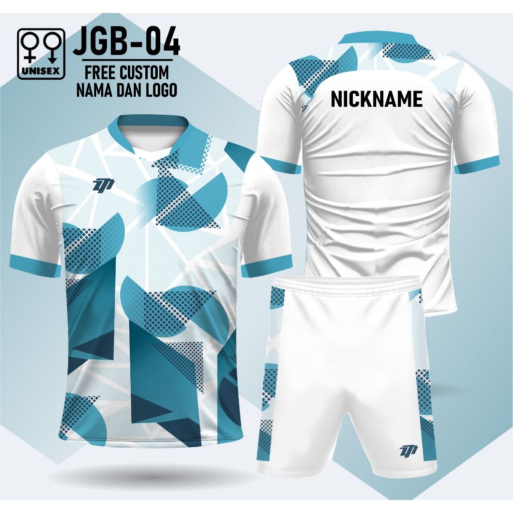 Setelan Jersey Badminton FREE CUSTOM Lengan PENDEK