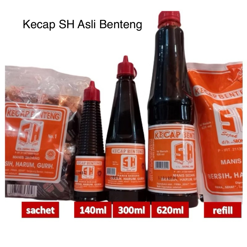 

Kecap Kental Manis SH Kuning Kecap Benteng All Varian Botol Sachet Reffil