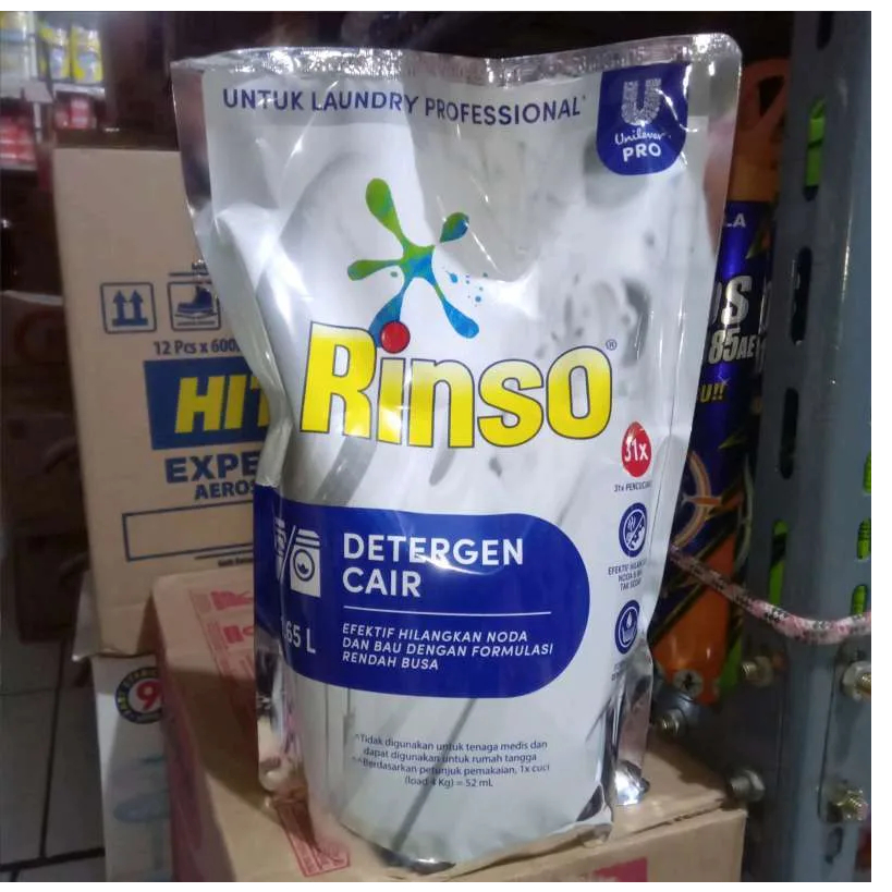 Rinso Matic Cair 1,65 Liter / Rinso Matic 1.65 Liter