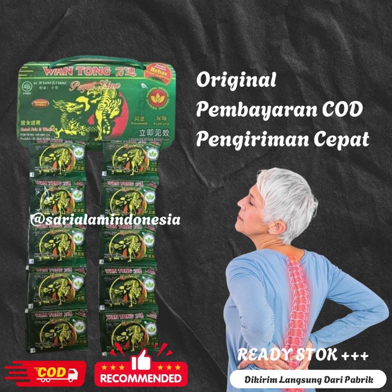

kapsul wan-tong kapsul pegal linu isi 20 sachet