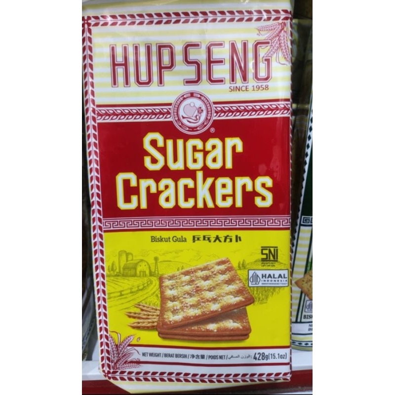

Hupseng sugar crackers 428gr