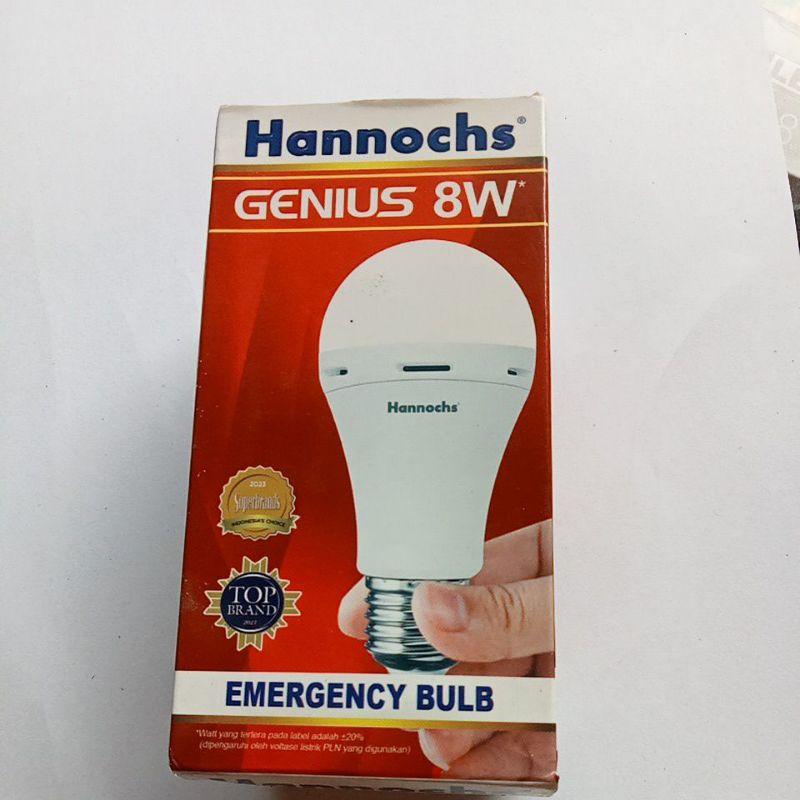 Lampu LED emergency hannoch 8watt