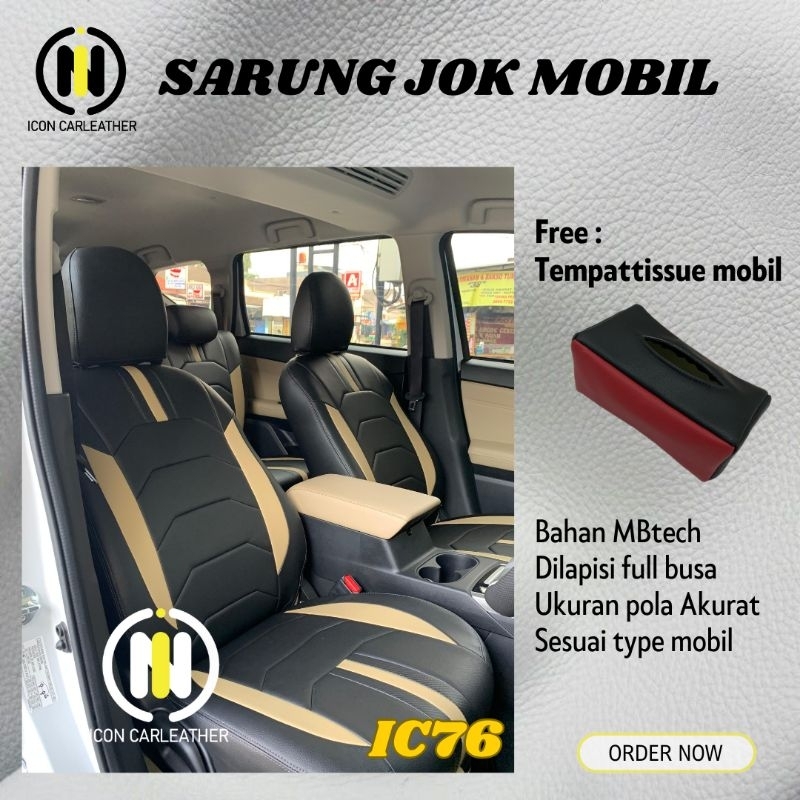 sarung jok mobil MBtech original cover jok avanza xenia terios rush xpander expander ertiga xl7 apv 