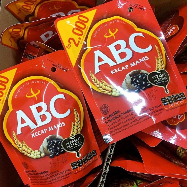 

Kecap Manis ABC Kemasan Pouch 60 ML (1 Dus Isi 48 Pcs)