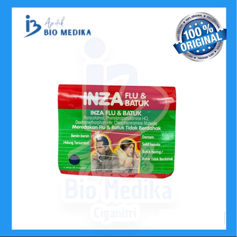 INZA FLU DAN BATUK TIDAK BERDAHAK PERSTRIP