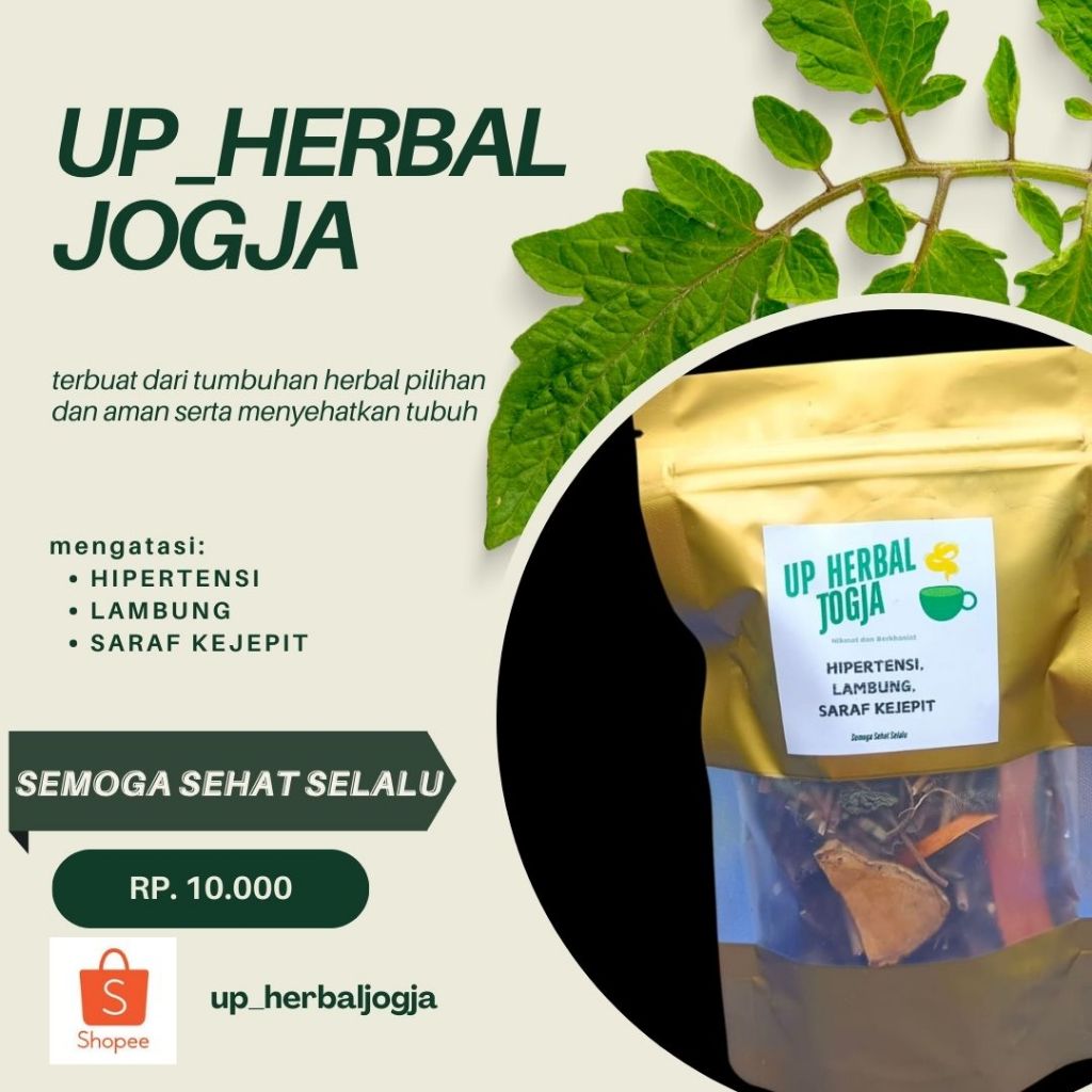 

herbal mengatasi hipertensi, lambung, saraf kejepit up_herbaljogja