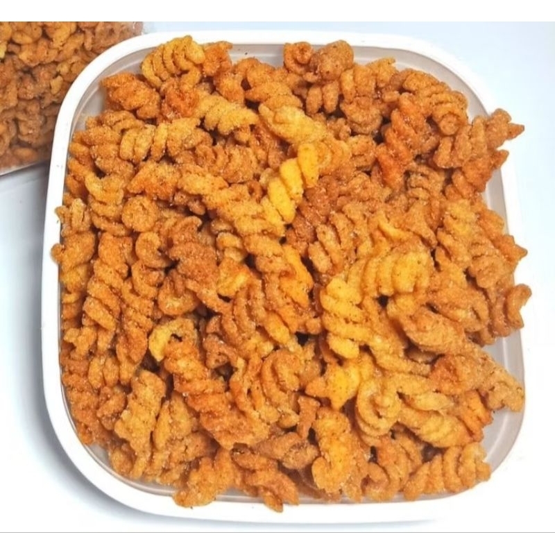

Markaroni Ulir Markaroni Spiral Pedas 250gr 500gr