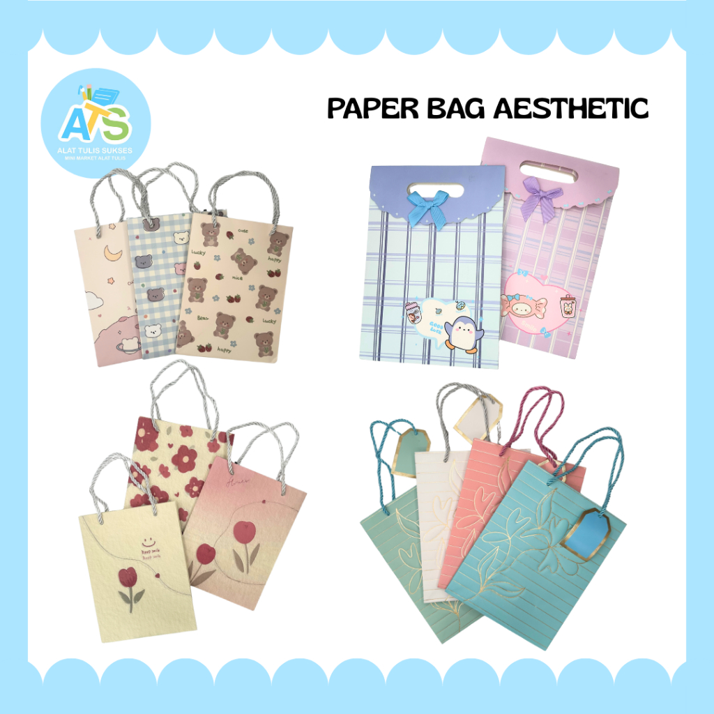 Paper Bag Aesthetic/ Tas Kado Lucu