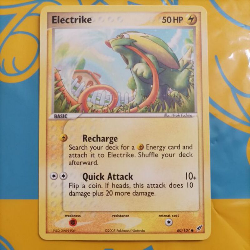 POKEMON ELECTRIKE DEOXYS 60 COMMON NON FOIL SINGLE
