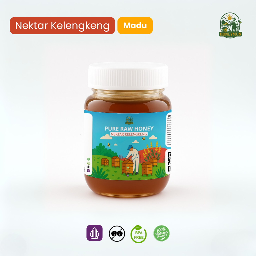 

Madu Murni Asli Nektar Kelengkeng 100% Alami Pure Raw Honey