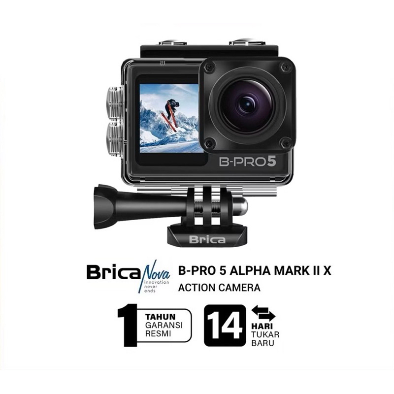 Brica B-Pro 5 Alpha AE2X Action Camera - B-Pro 5 - Ready Stock