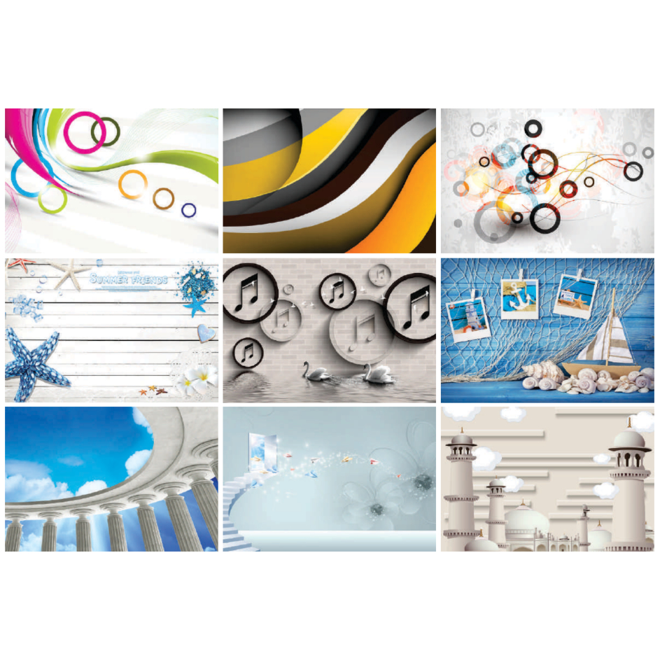 Wallpaper Dinding | Wallpaper Custom 3D | Wallpaper Tema Geometri