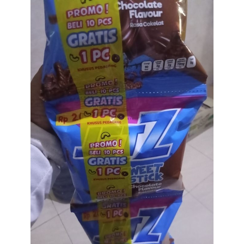 

JETZ SWEET Rasa chocolate 1renteng isi 10pcs dpat bonus 1 jadi 11 pcs