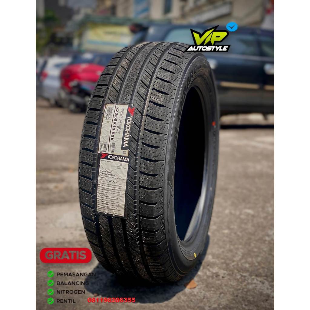 BAN MOBIL R18 TUBLES - YOKOHAMA GEOLANDAR CV-G058 225 55 R18 - UKURAN 225/55 RING 18