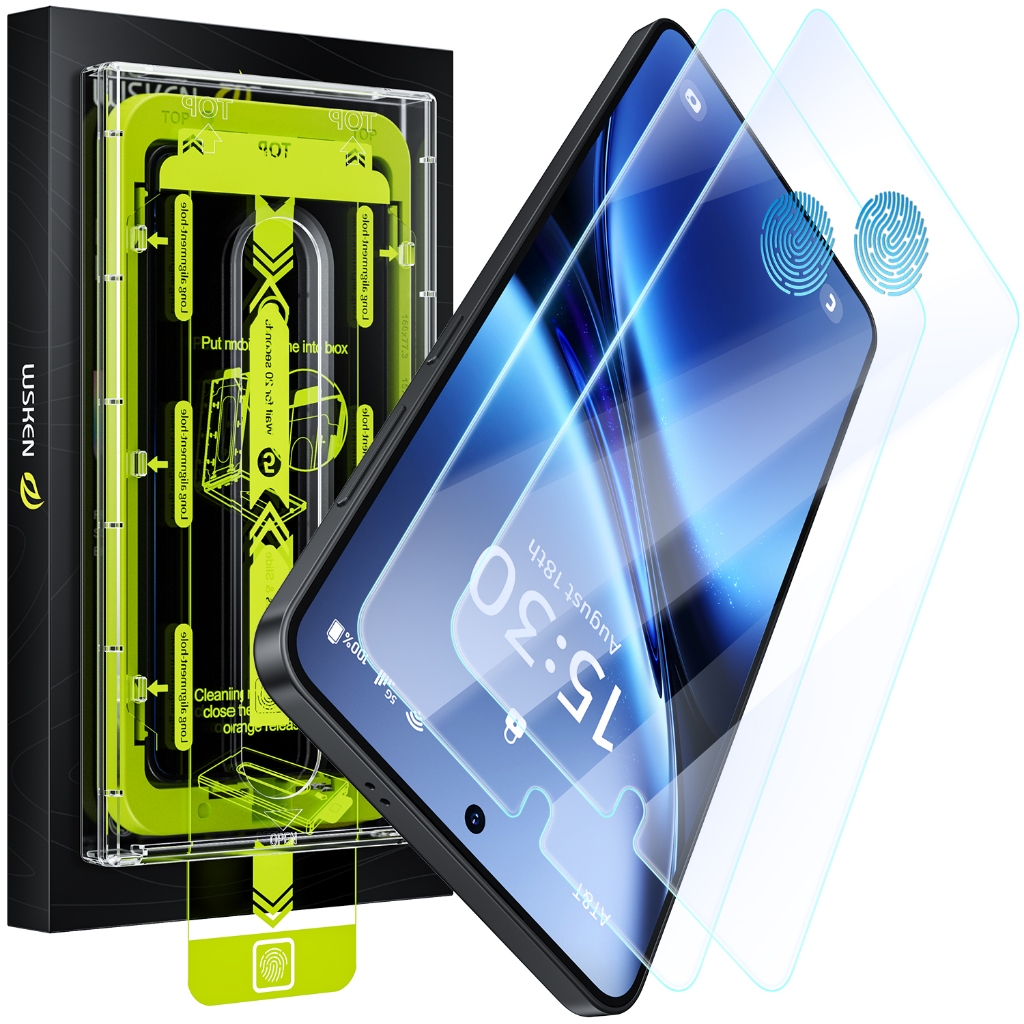 Wsken for Samsung Galaxy S25 EDGE Tempered Glass Anti Gores Screen Protector 9H Glass Tempered [Supp