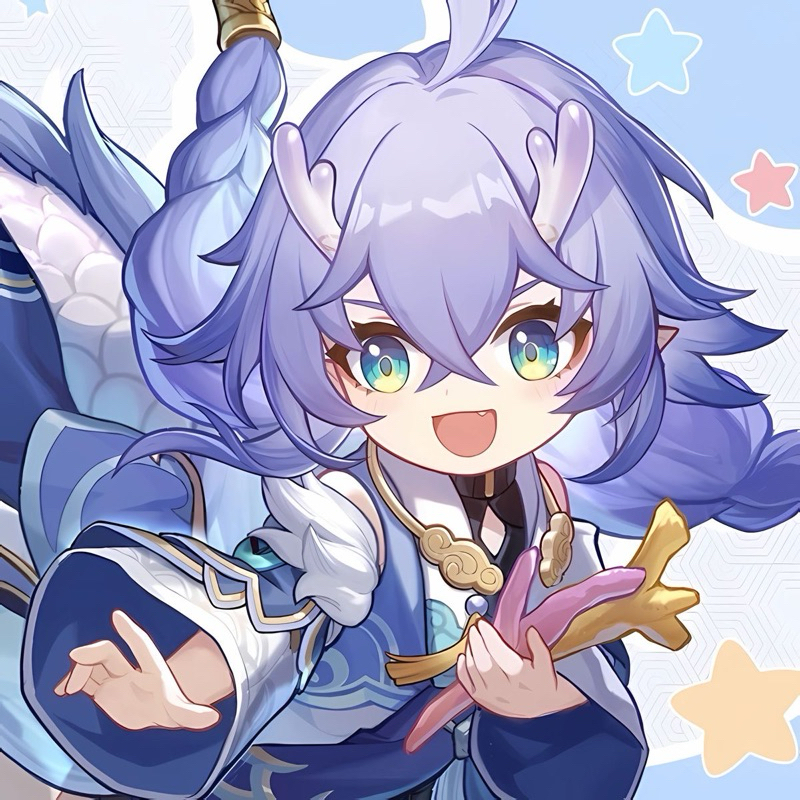 [PRELOVED COSTUME]-BAILU HONKAI STARRAILL (S)+ Wig Manmmei