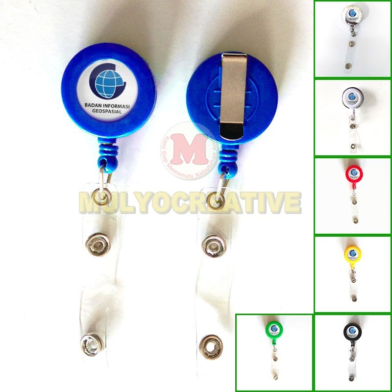 

ID Card Yoyo Badan Informasi Geospasial Gantungan ID Card Holder Logo BIG