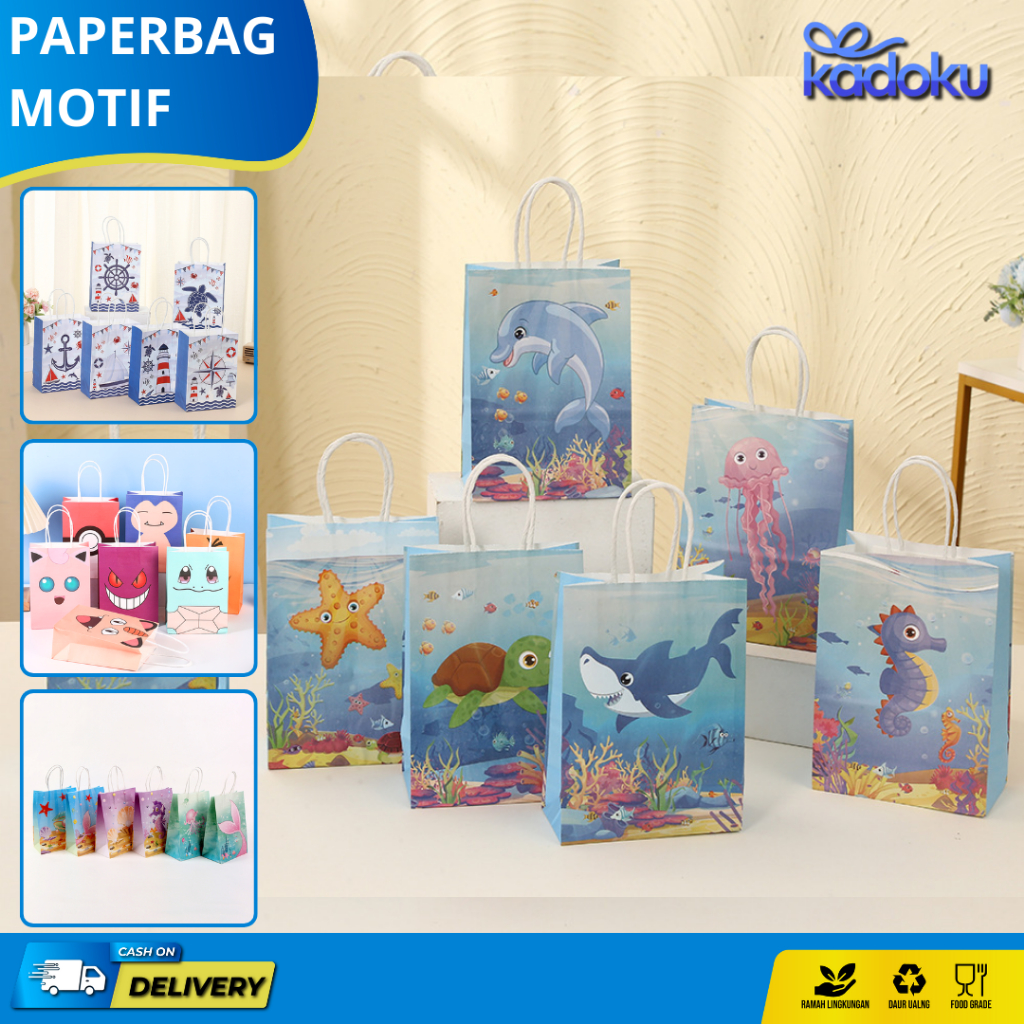 

Goodiebag Motif / Paperbag Motif / Tas Kado Motif / Tas Kertas Souvenir / Tas Kertas Goodiebag