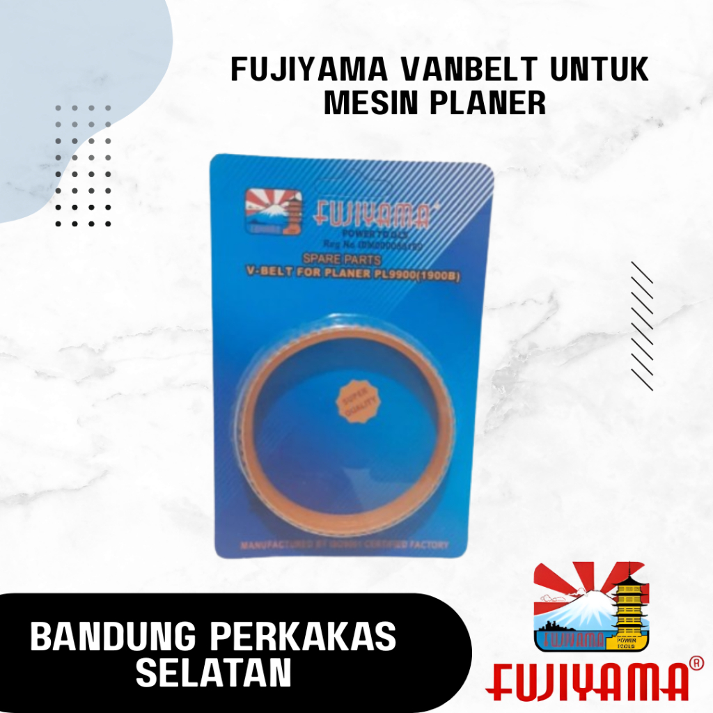 FUJIYAMA VANBELT untuk Mesin Planer Duduk PP9012 fanbelt fan belt