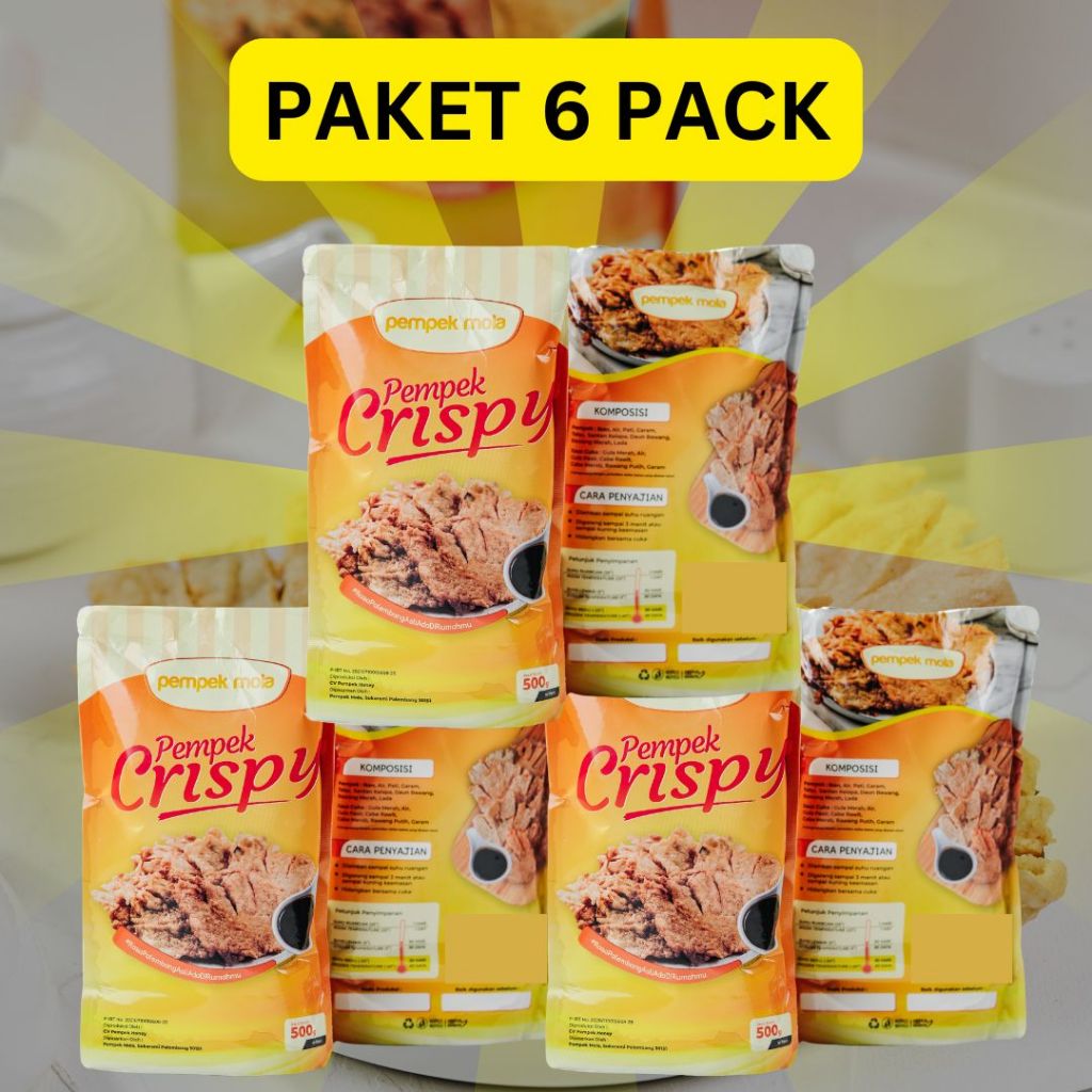 

PEMPEK MOLA CRISPY - PAKET 6 PACK