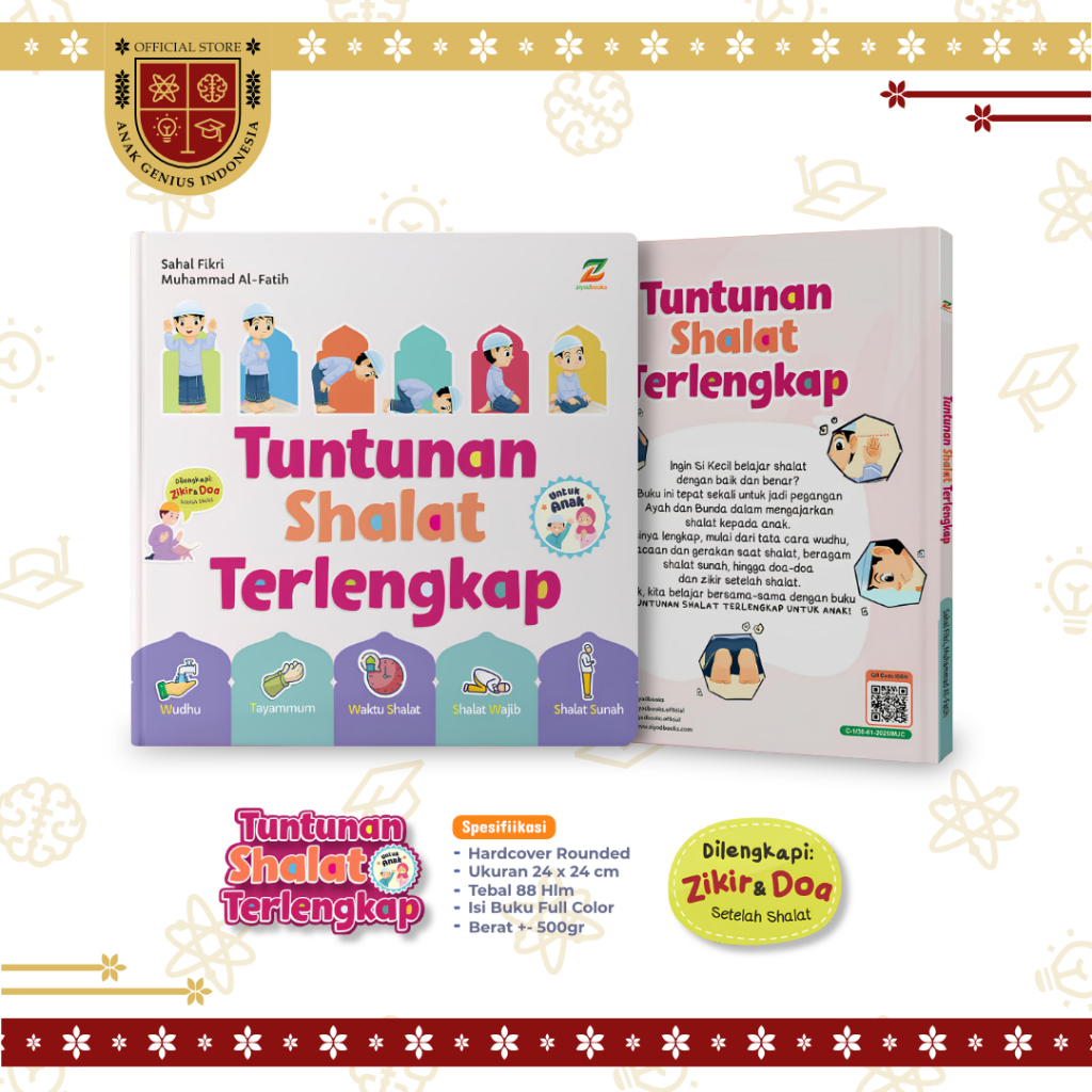 Buku Tuntunan Shalat Terlengkap Lengkap Panduan Sholat Anak - Ziyadbooks