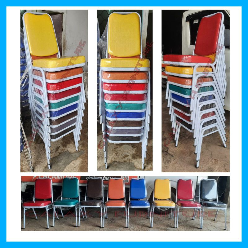 Terlaris Kursi Susun Futura/Kursi Kantor/Kursi Tenda/Kursi Aula/Kursi Restaurant/Kursi Makan/Kursi