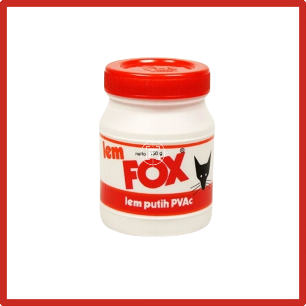 

Lem Fox Putih PVAc / Lem Fox PVAc / Lem Fox 150gram / Lem Fox Botol 150 Gr