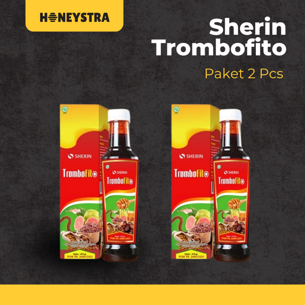 

Honeystra - Trombofito Madu Sari Kurma Paket 2 Pcs 470gr