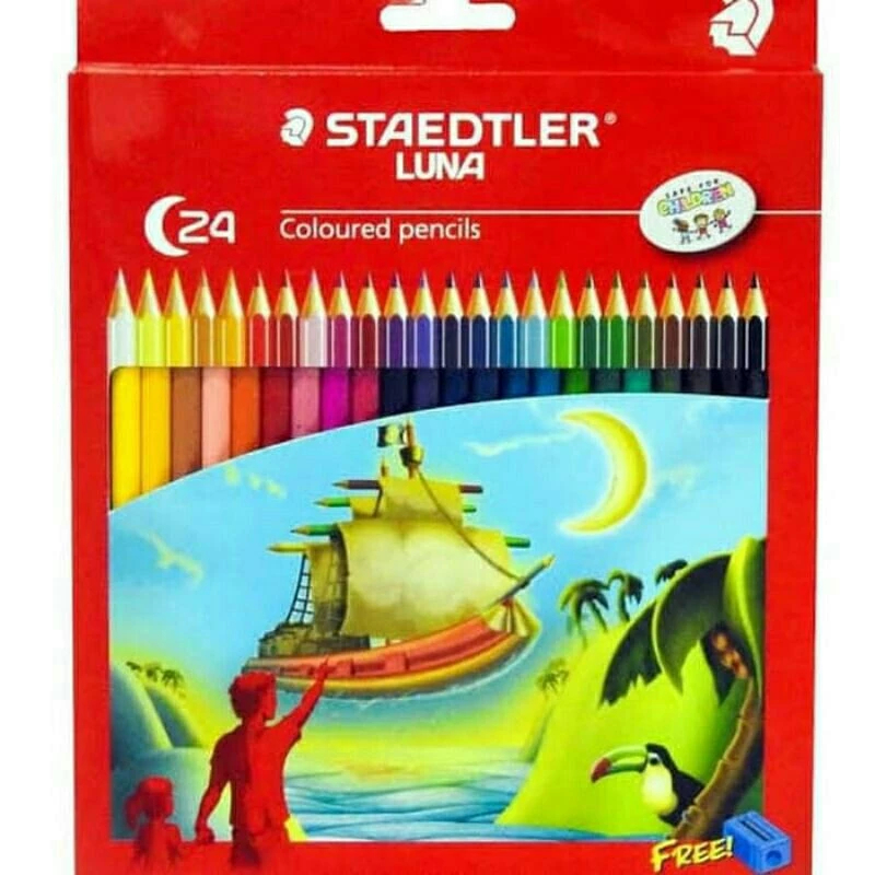 

Staedtler Luna 24 Warna Classic Coloured Pencils & Sharpener