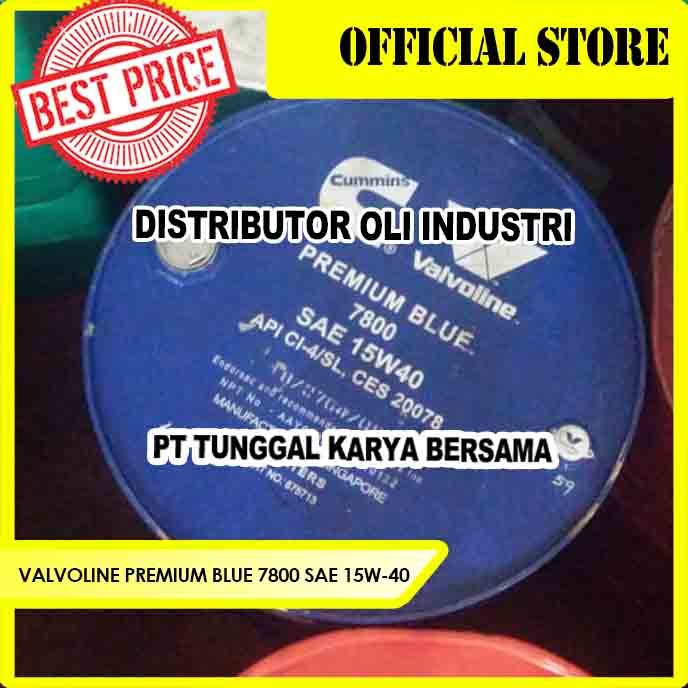 VALVOLINE PREMIUM BLUE 7800 15W-40 ( DRUM - Ready Stock )