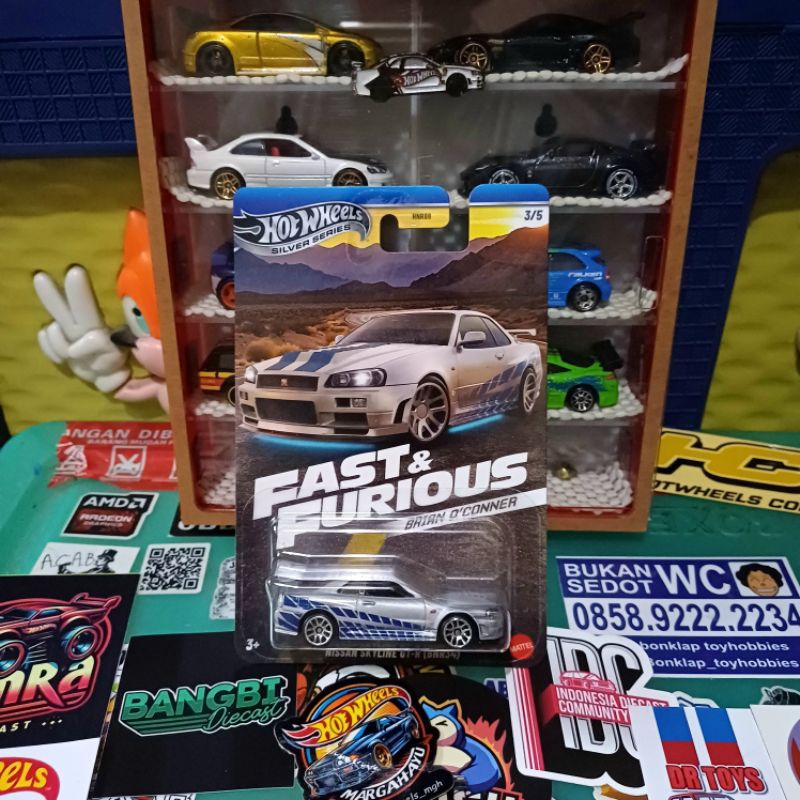 Hot Wheels Fast and Furious Brian Nissan Skyline R34