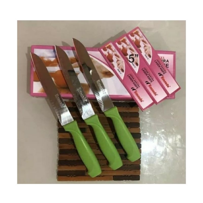 KOMODO PISAU DAPUR SAKURA GAGANG HIJAU UK 5