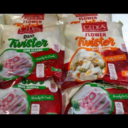 

Cedea Olahan Ikan Flower Twister, Duo Twister