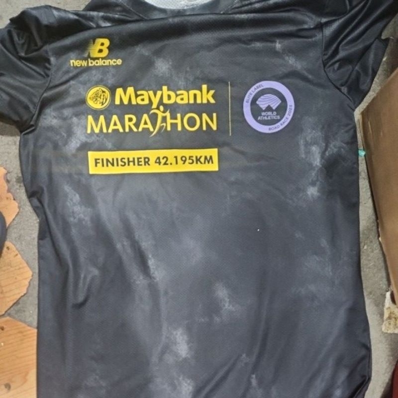 jersey finisher Maybank Marathon sixe XS