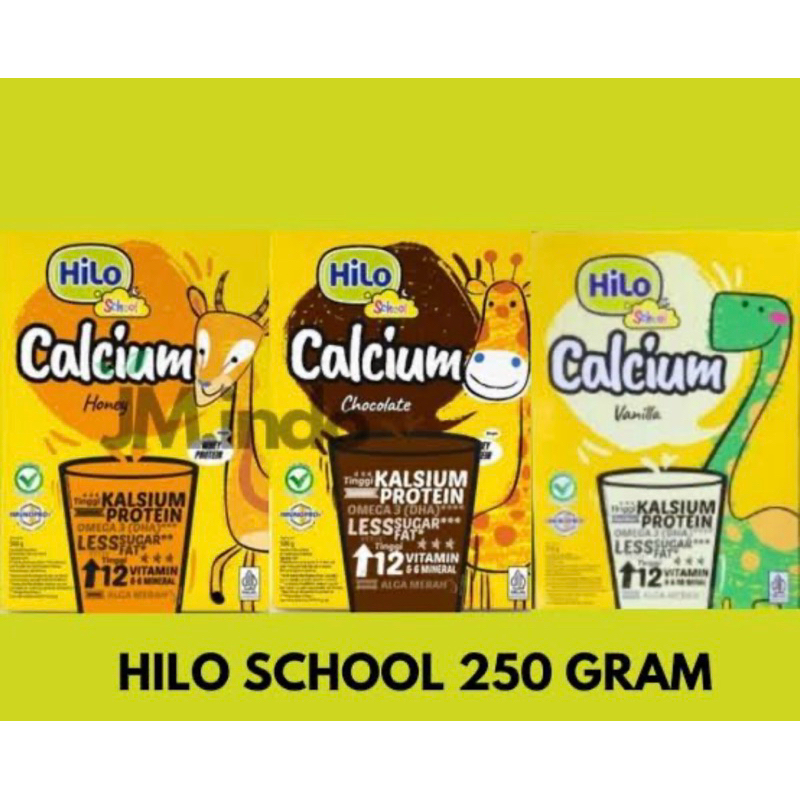 

Hilo school All variant 250gr Susu kalsium usia anak