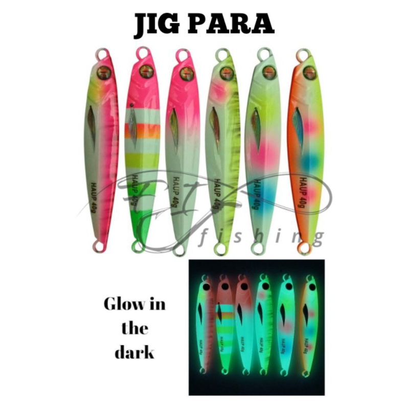 Umpan pancing Metal Jig model jig Para full GID 40 gr