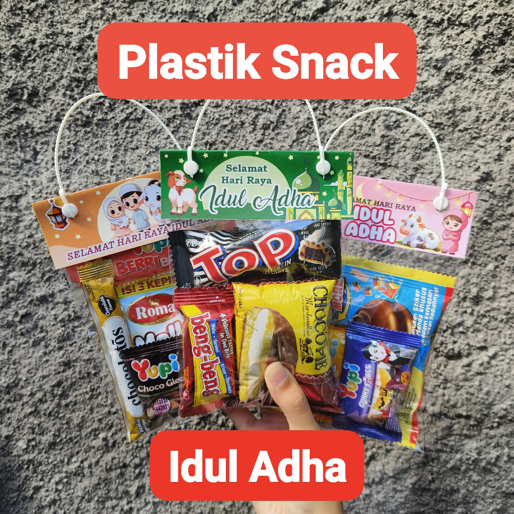 

Plastik snack tema hari raya Idul Adha
