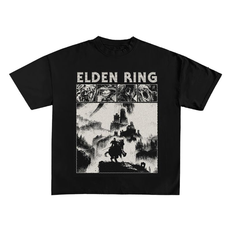 KAOS ELDEN RING | T-SHIRT GAME VINTAGE | ELDEN RING SHIRT | COMBED PREMIUM