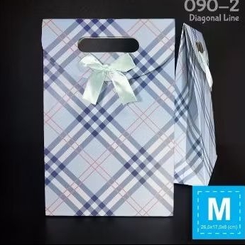 

Paper Bag M Pita / Goodie Bag / Goody Bag / Tas Ultah - Diagonal Line