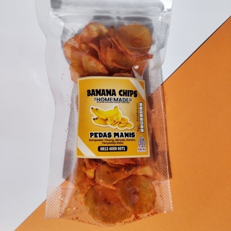 

bananachips pedas manis kecil