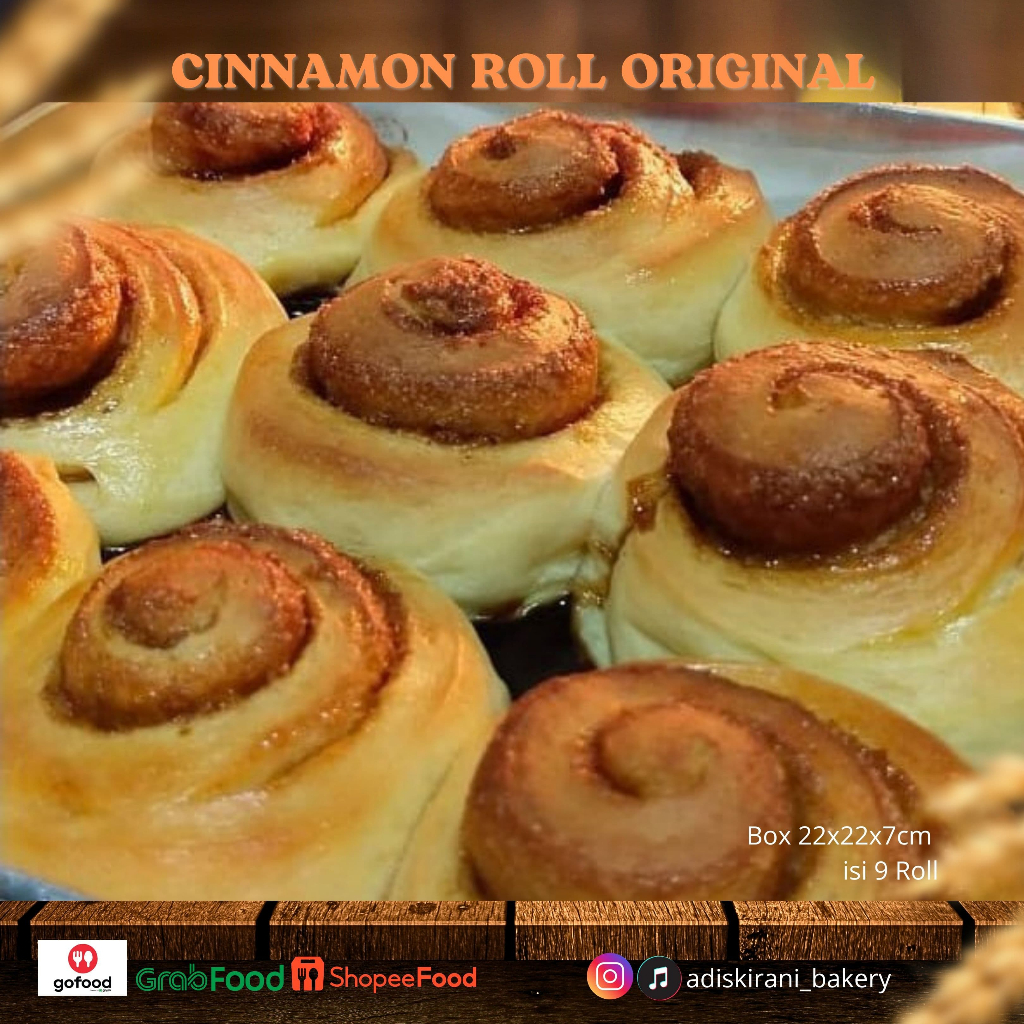 

ROTI CINNAMON ROLL ORIGINAL