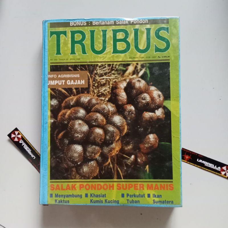 Kumpulan Majalah Trubus April - Nopember 1989 6 Buku Bekas