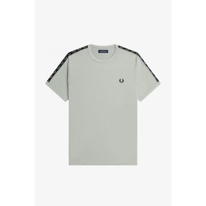 Fred Perry Contrast Taped Ringer T-Shirt Limestone Original
