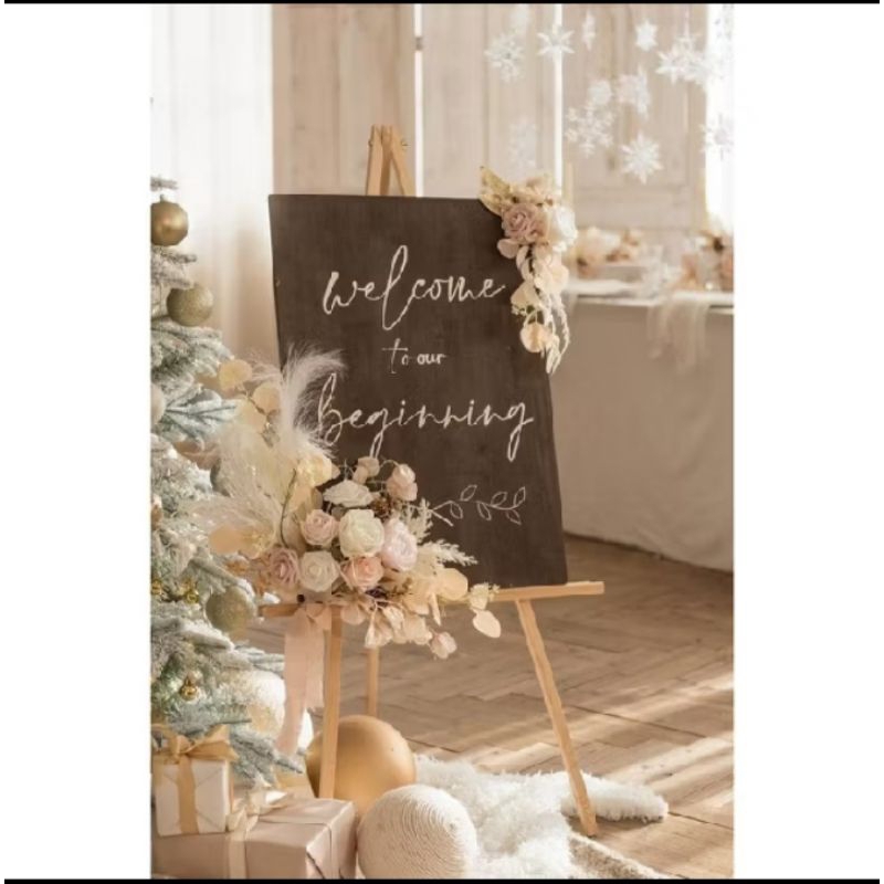 

Stand foto besar/ Stand Lukis kayu/ Sandaran Foto Prawedding