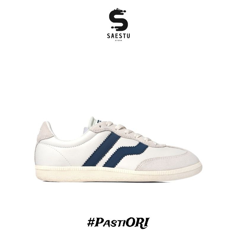 Piero Grand London PRM - White/Grey/Off White || Sepatu Kasual Sneakers Harian Original