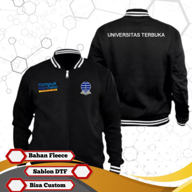 Jaket UT Varsity Custom Jaket Universitas Terbuka Jaket Varsity