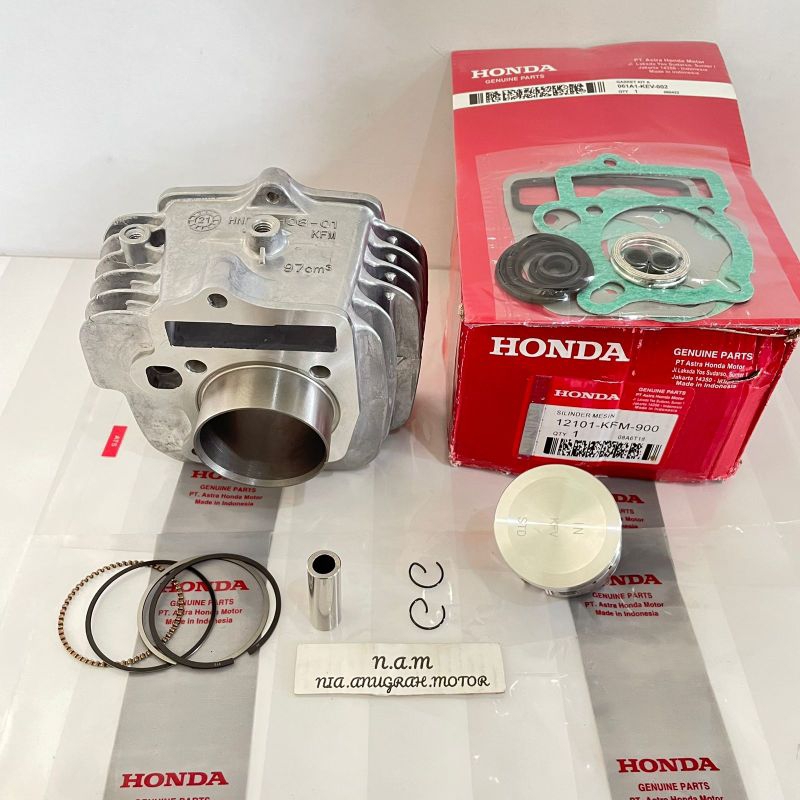 Blok seher piston+topset Honda KFM Supra fit new Supra fit lama Supra x lama legenda