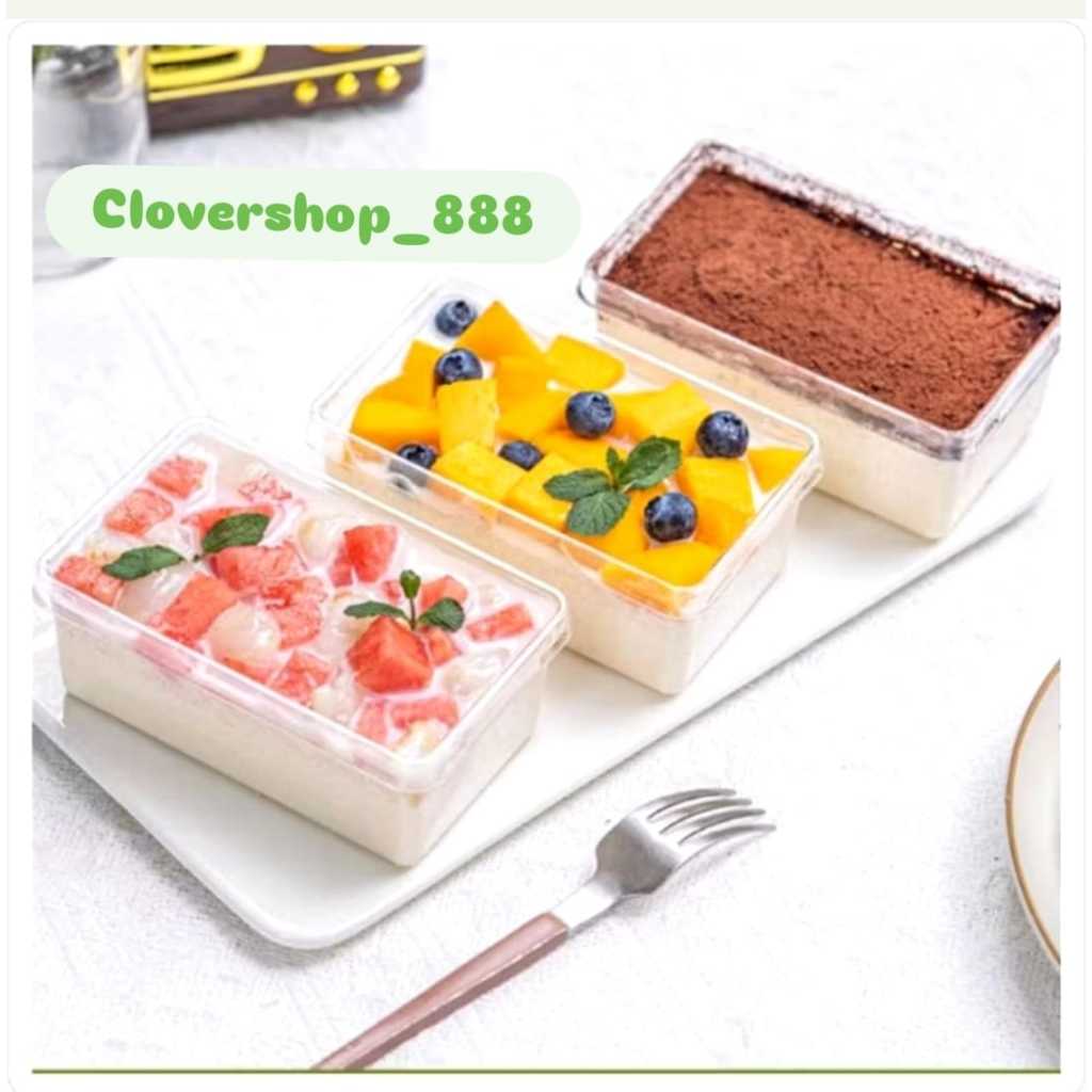 10pcs Korean Dessert Box 250ML Mika Dessert Box Dessert Kotak Tiramisu Dessert