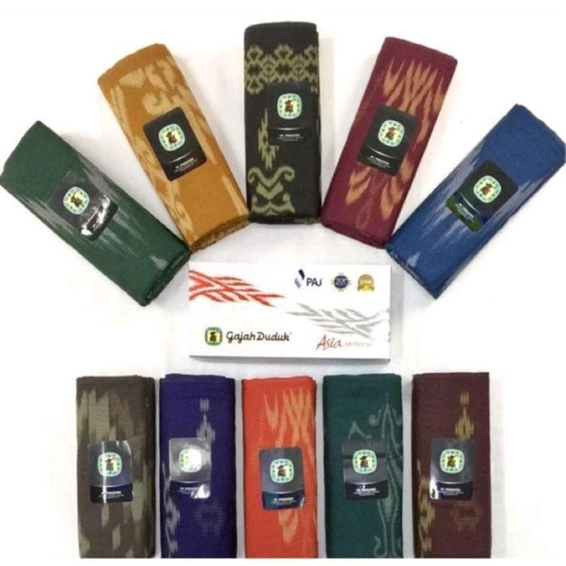 sarung gajah duduk asia kembang premium/ sarung gajah duduk asia kembang harga grosir