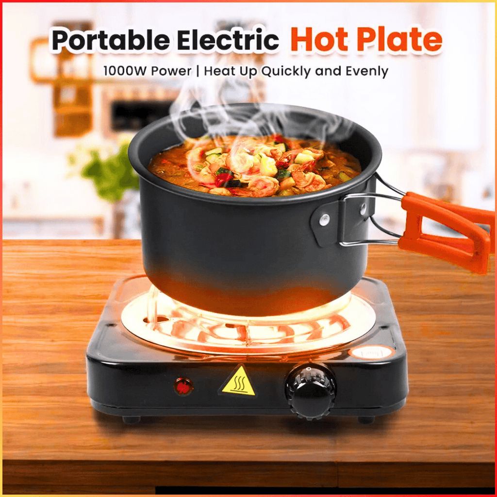 NO LIMIT STARLUX Kompor Listrik 1 Tungku Hemat Listrik Low Watt Mini Portable Coil Hot Plate 1000W